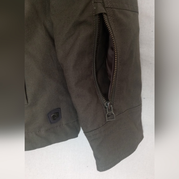 Women's Olive Noble Outfitters FullFlexx Hooded Canvas Jacket Size Small - Picture 6 of 14